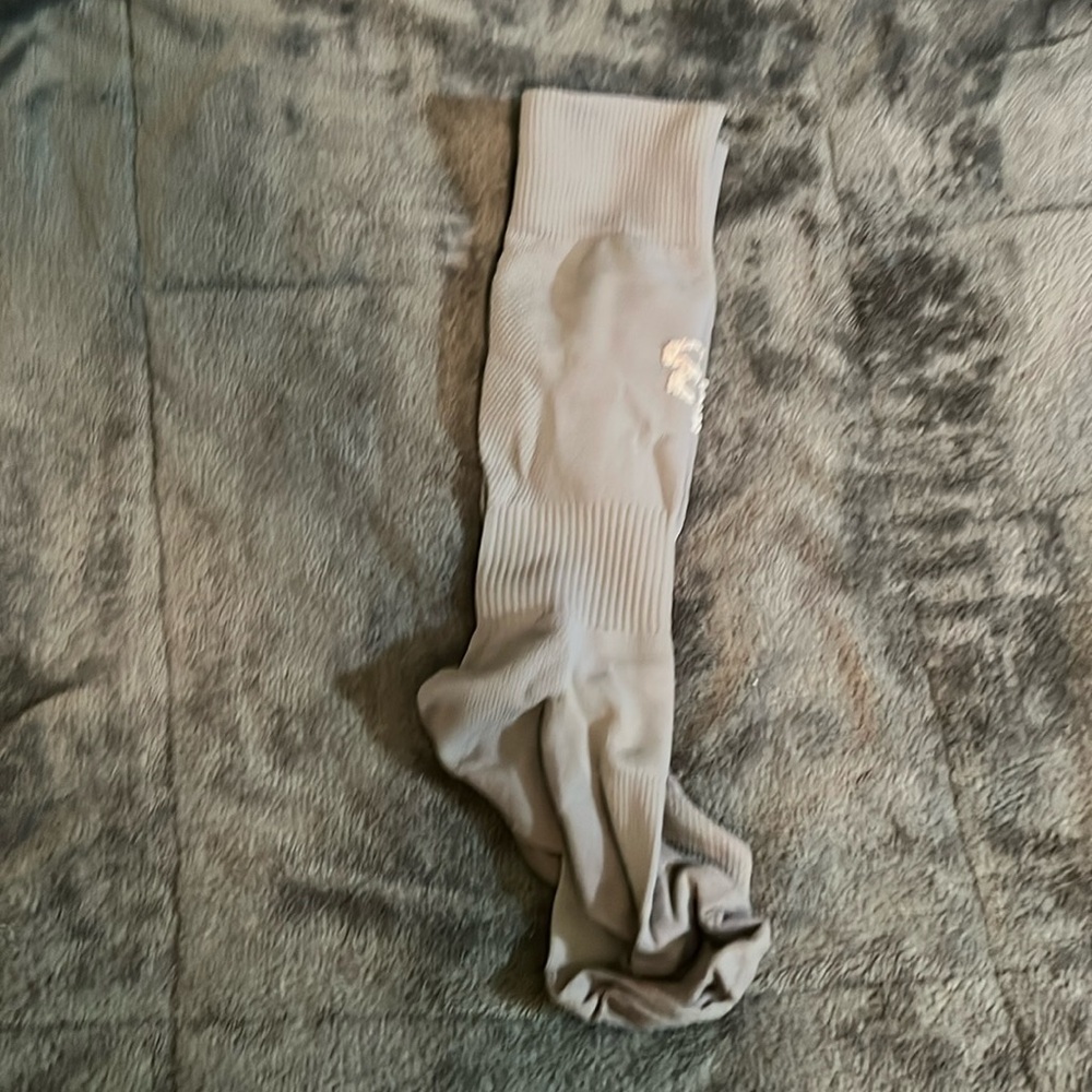 Women’s gray Boombah softball socks